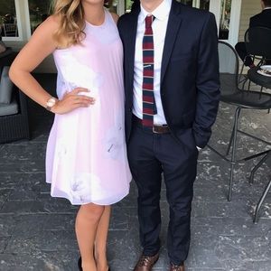 Calvin Klein pink dress